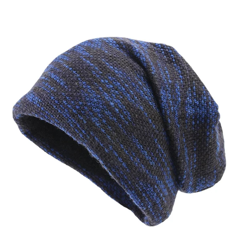Double Fabric Winter Warmful Beanies For Women and Men Unisex Colorful Skullies Winter Hat