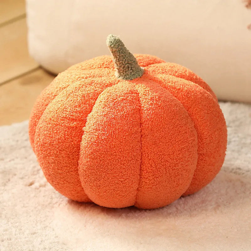 Plush Seat Cushion Cute Pumpkin Throw Pillow Super Soft Cushion Waist Sofa Window Pillow Halloween Pumpkin Ornament 15-35cm