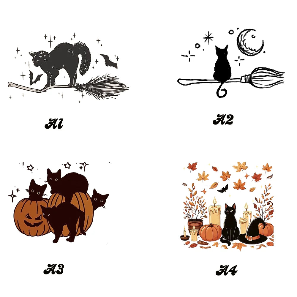 Tote bag chat noir Halloween