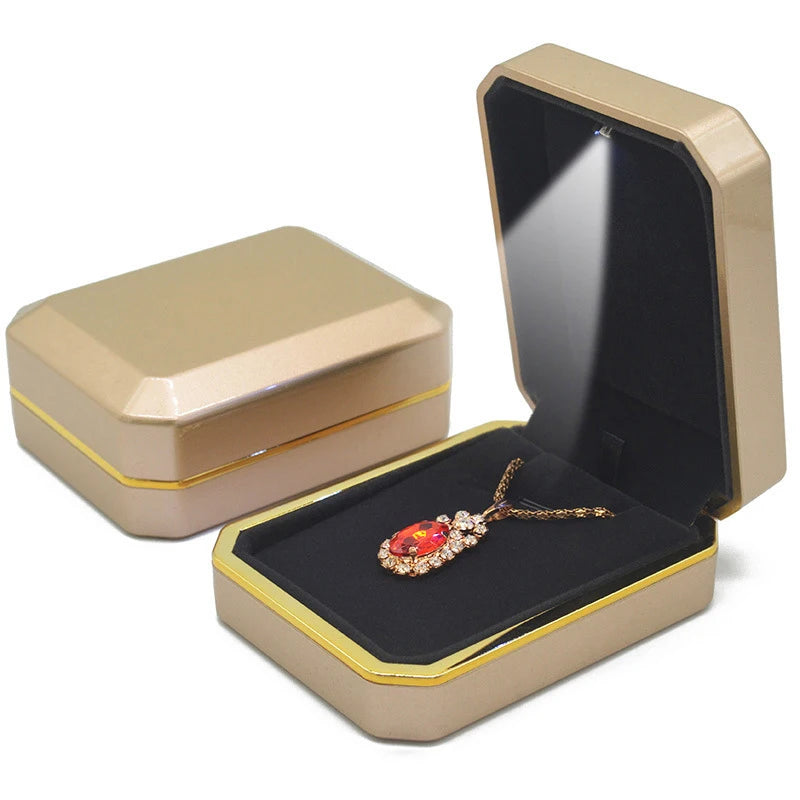 Coffret bague LED – Écrin lumineux