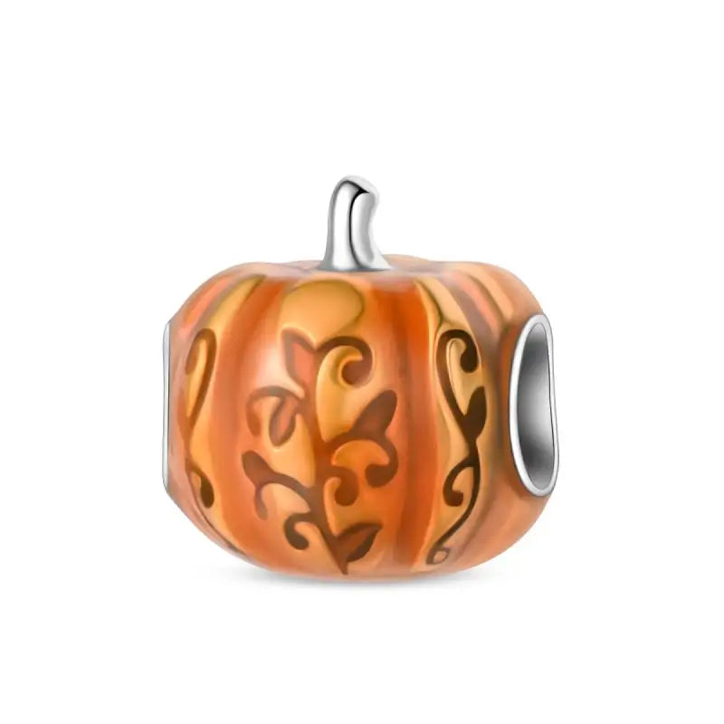925 Sterling Silver Shiny Zircon Autumn Squirrel Maple Leaf Beads Suitable Fit Pan Original Bracelet DIY Anniversary