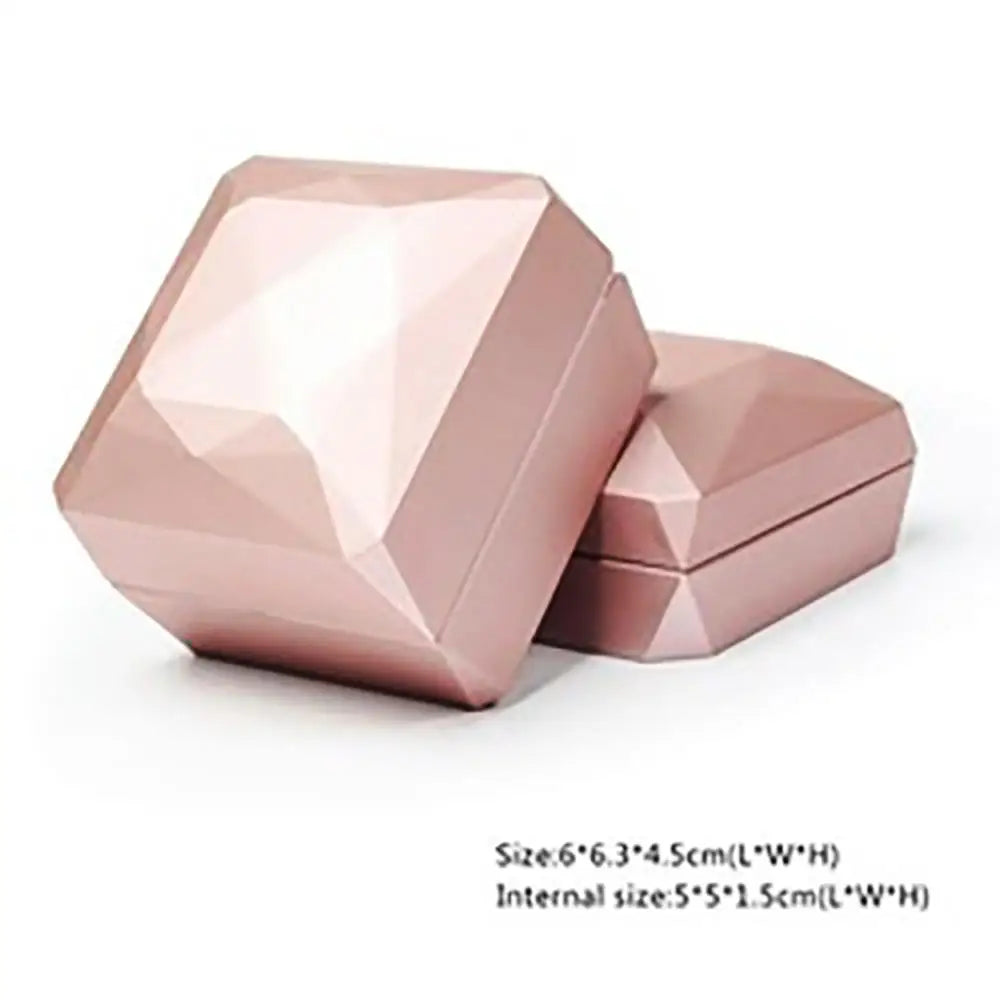Coffret bague LED – Écrin lumineux