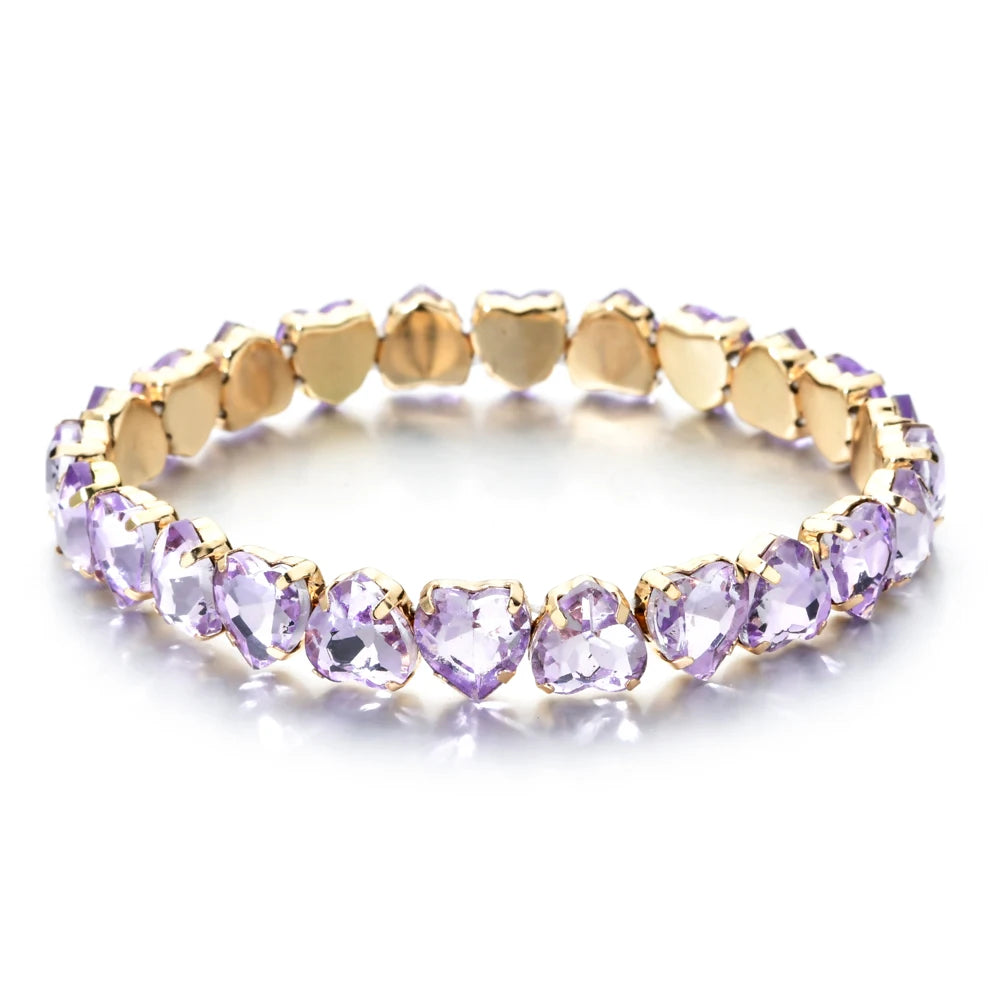 Bracelet tennis en zircon plaqué or