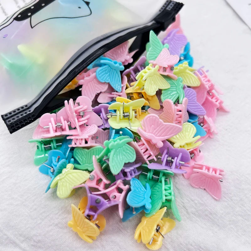 Lot de mini pinces papillon