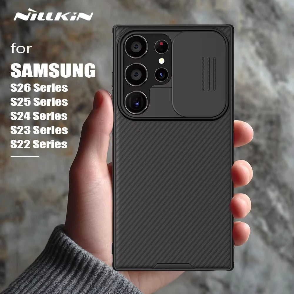 Coque Nillkin CamShield pour Galaxy S22/S23/S24/S25/S26 Ultra