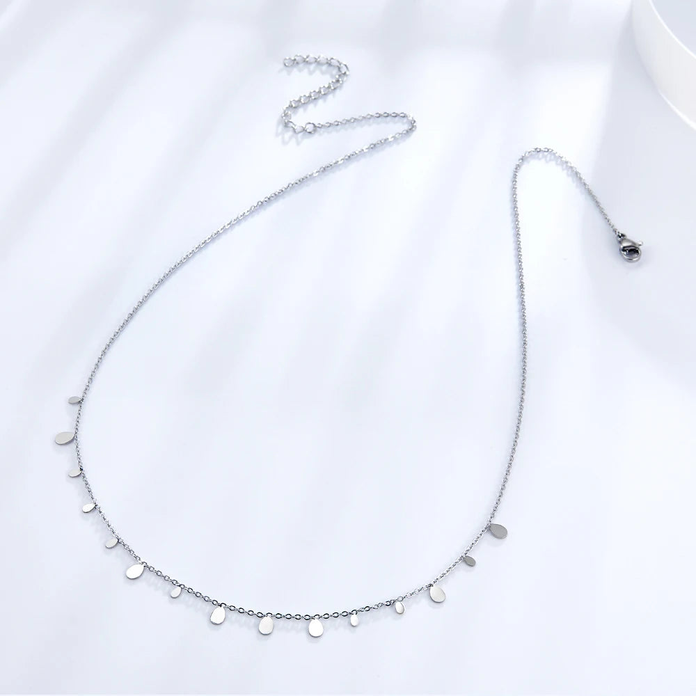Collier tennis zircones doré