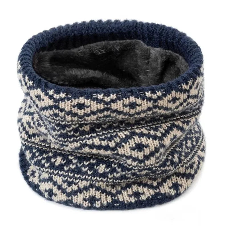 Fashion Soft Knitted Neck Warmer Sports Scarf for Women Men Face Cover Winter Running Skating Hiking Cold-Proof Thick Collar