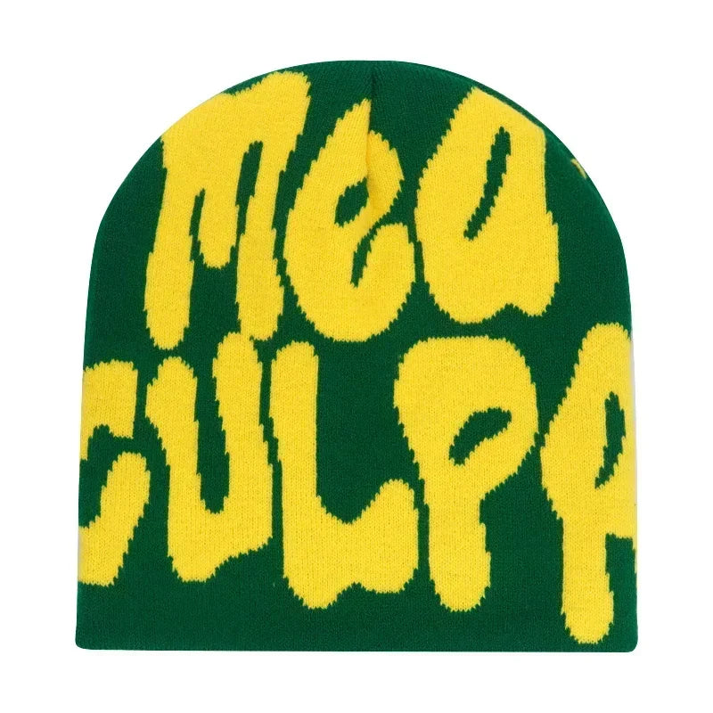 Bonnet femme à lettres