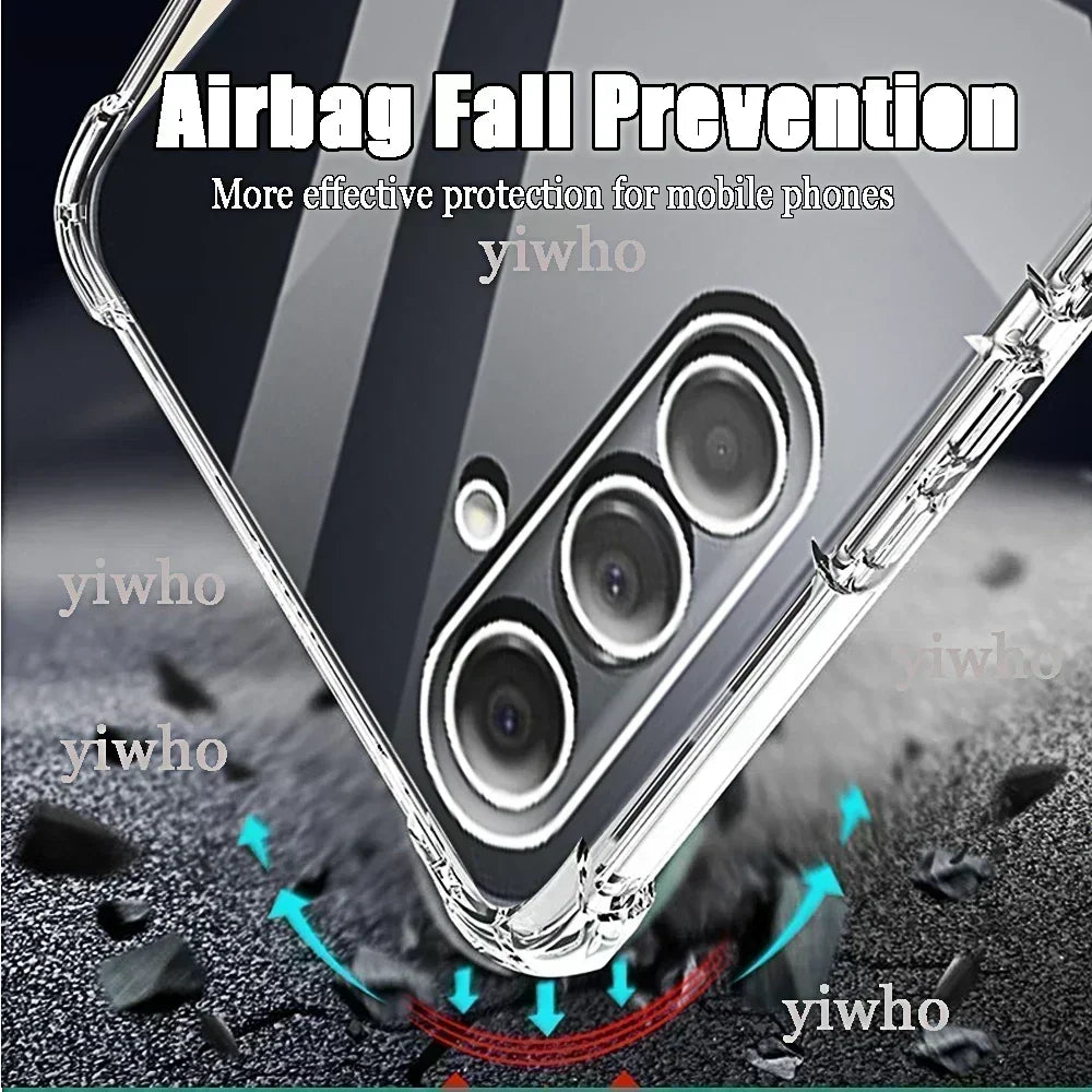Coque Antichoc Transparente pour Galaxy A16/A55/A35/A25/A15/M55/M35/M15