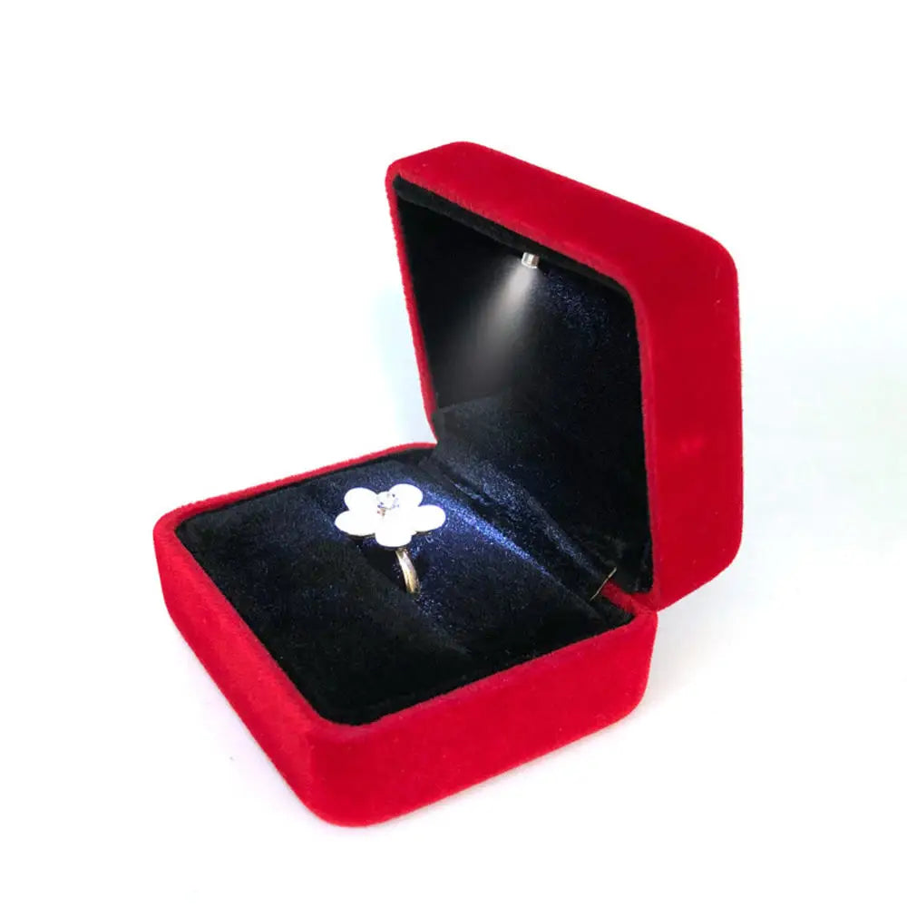 Coffret bague LED – Écrin lumineux