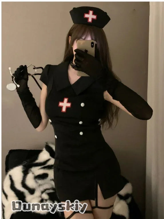 Déguisement Diablesse Infirmière – Costume d'Halloween pour Femme