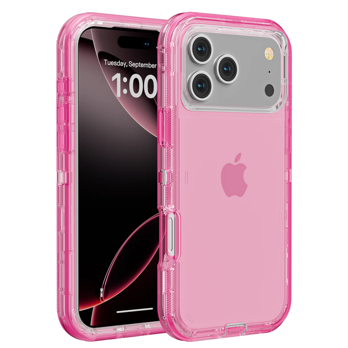 Coque Renforcée 3-en-1 Antichoc pour iPhone 11/12/13/14/15/16/17/18 Pro Max