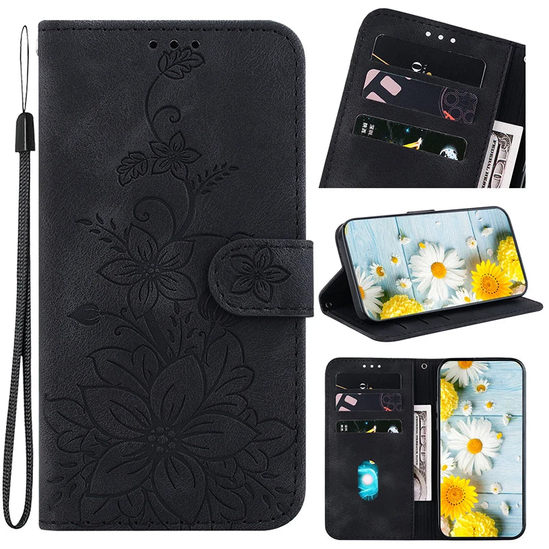 Étui Portefeuille pour Moto Edge 40 Neo/G06/G54/G84/G14/G15/G35/G34/G64