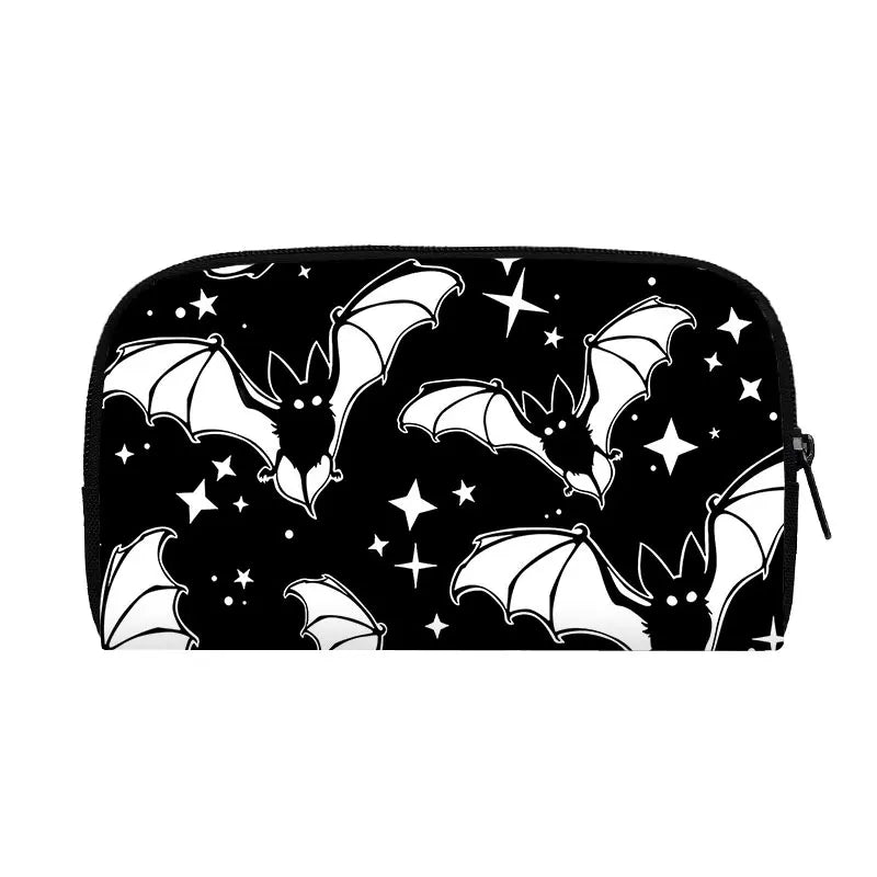 Portefeuille Halloween araignée, citrouille et chauve-souris – Gothique