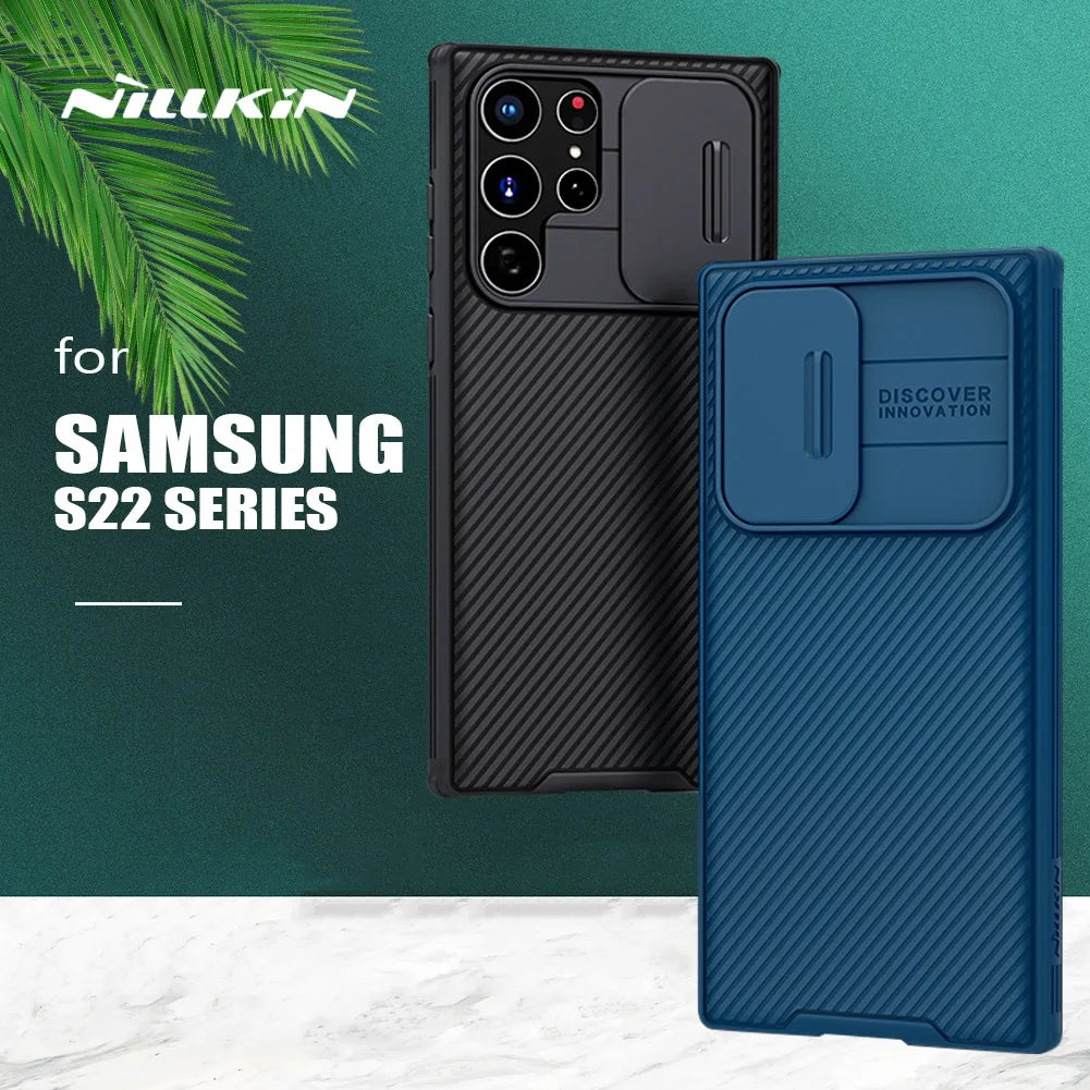 Coque Nillkin CamShield pour Galaxy S22/S23/S24/S25/S26 Ultra