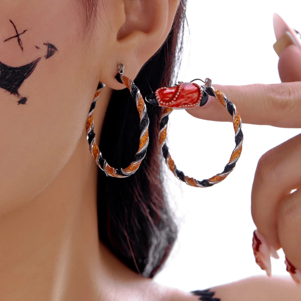 Boucles d'oreilles citrouille – Halloween