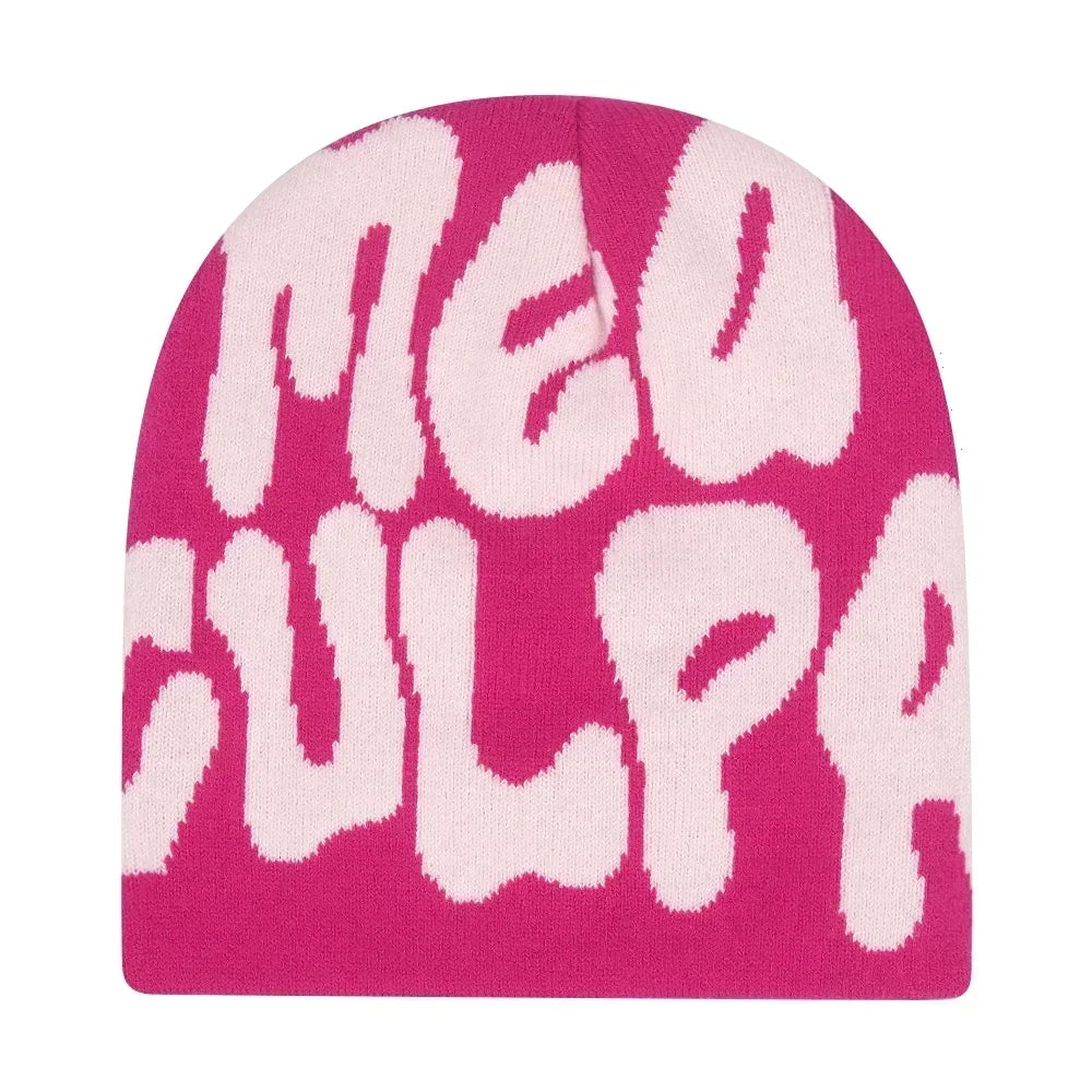Bonnet femme à lettres