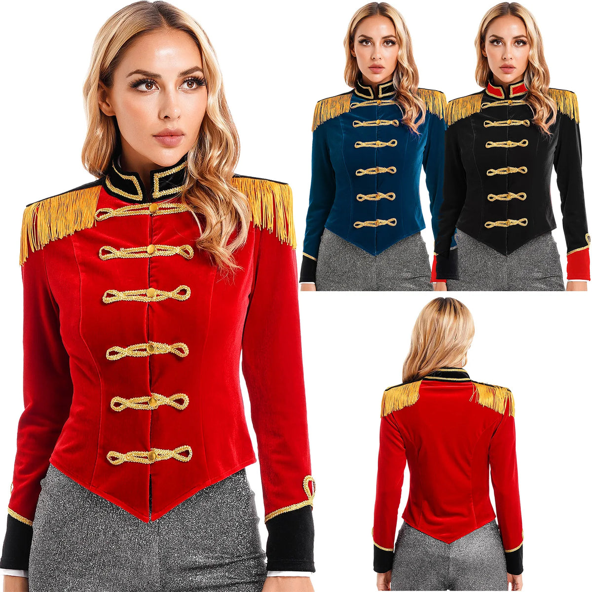 Déguisement Cheffe de Piste Cirque – Veste Queue-de-Pie Femme