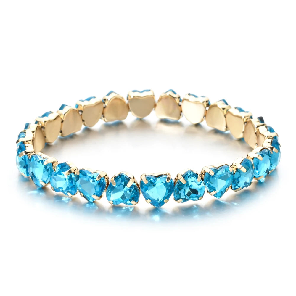 Bracelet tennis en zircon plaqué or