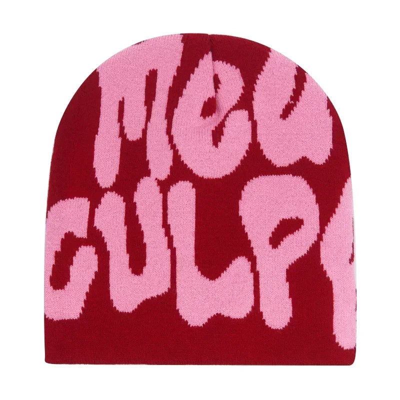 Bonnet femme à lettres