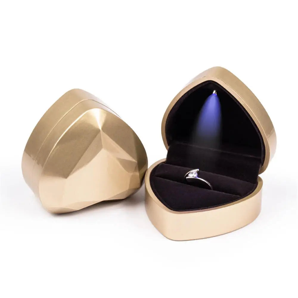Coffret bague LED – Écrin lumineux
