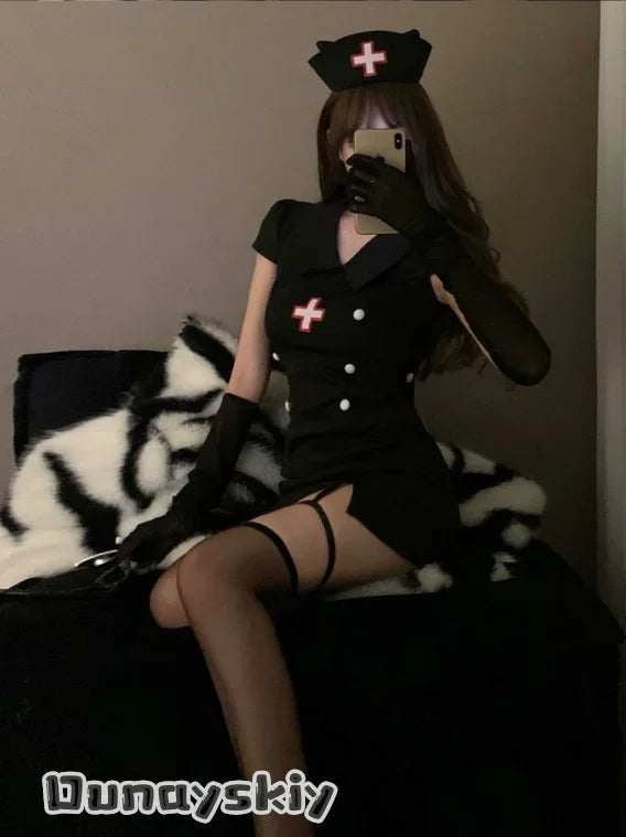 Déguisement Diablesse Infirmière – Costume d'Halloween pour Femme