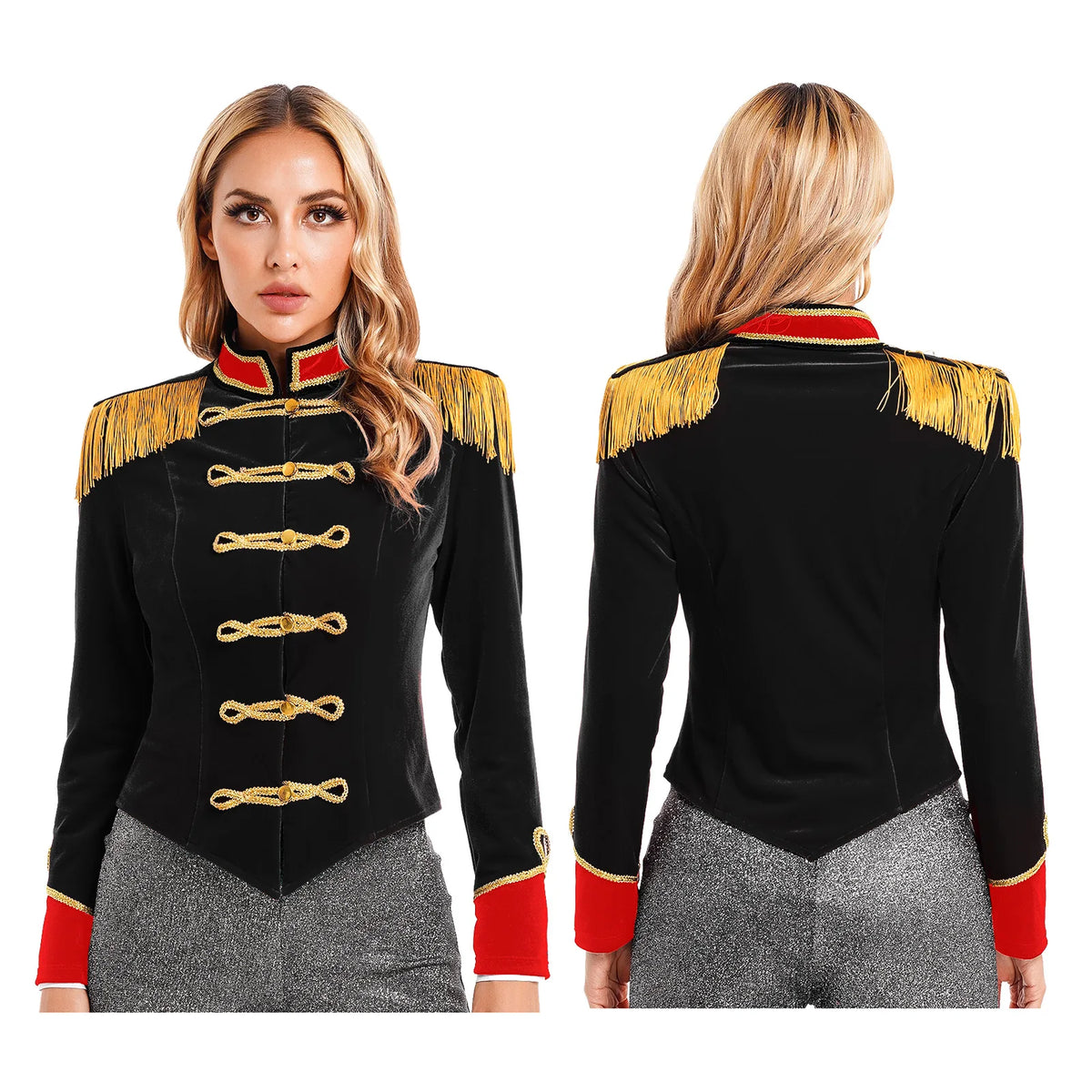 Déguisement Cheffe de Piste Cirque – Veste Queue-de-Pie Femme