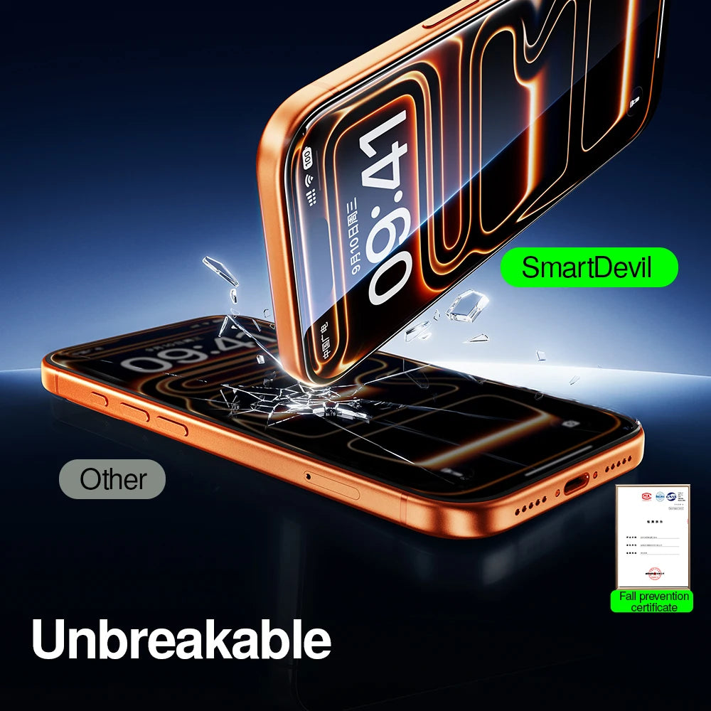 Verre Trempé SmartDevil pour iPhone 12/13/14/15/16/17/18 Pro Max
