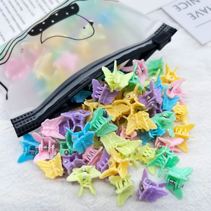 Lot de mini pinces papillon