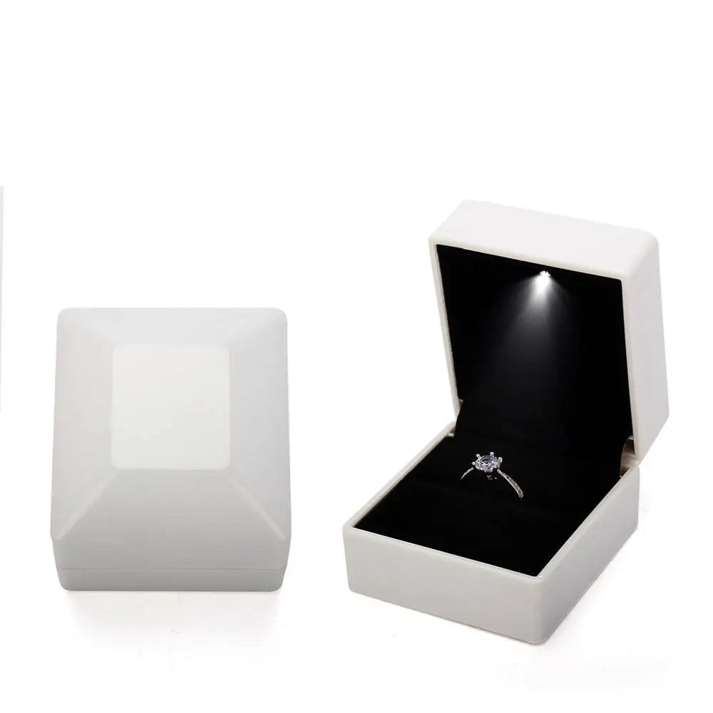 Coffret bague LED – Écrin lumineux