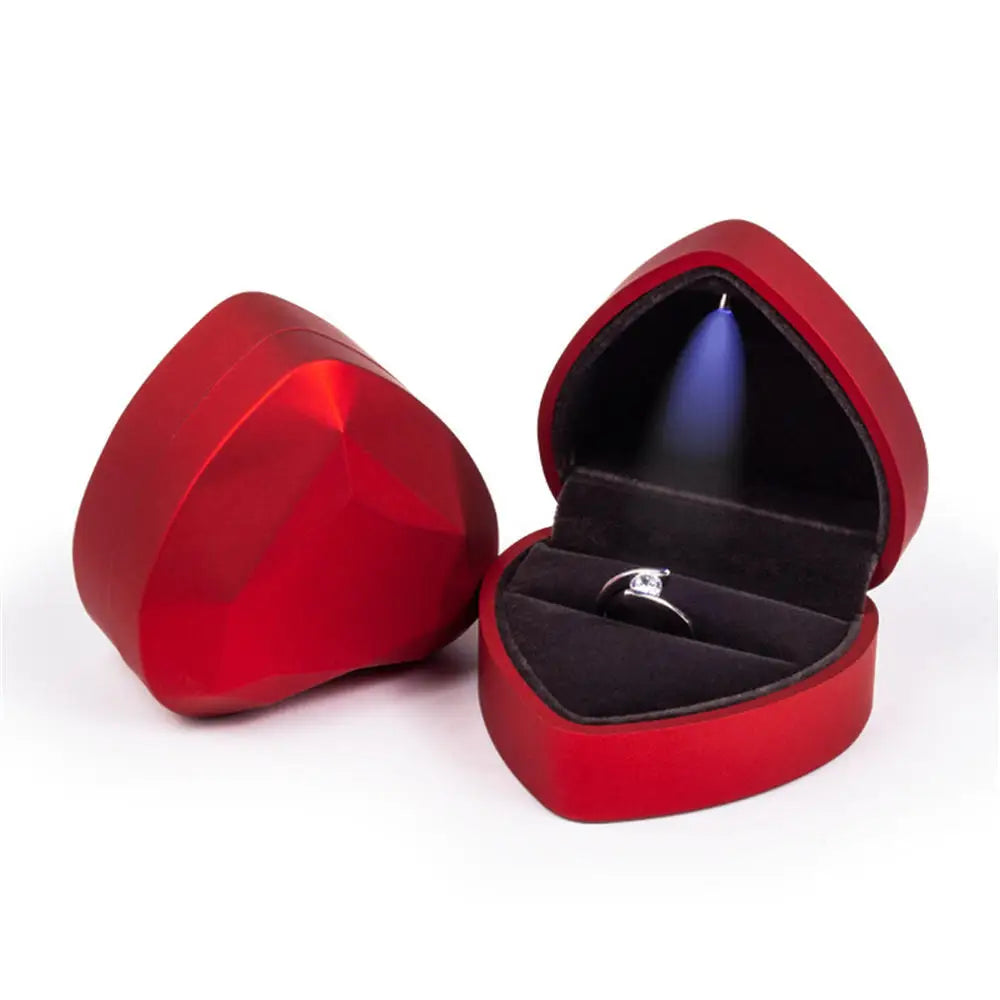 Coffret bague LED – Écrin lumineux