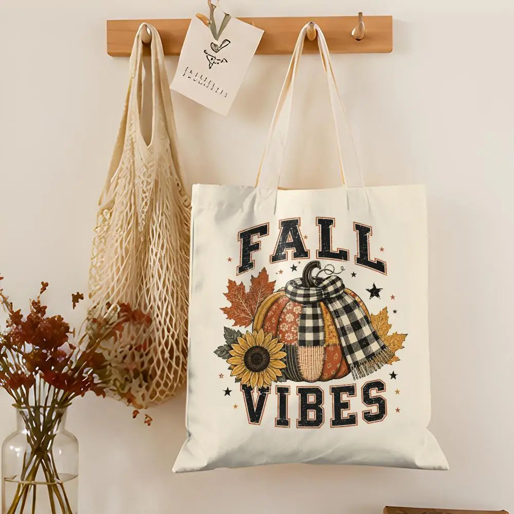 Tote bag « Autumn Pumpkin Vibes »
