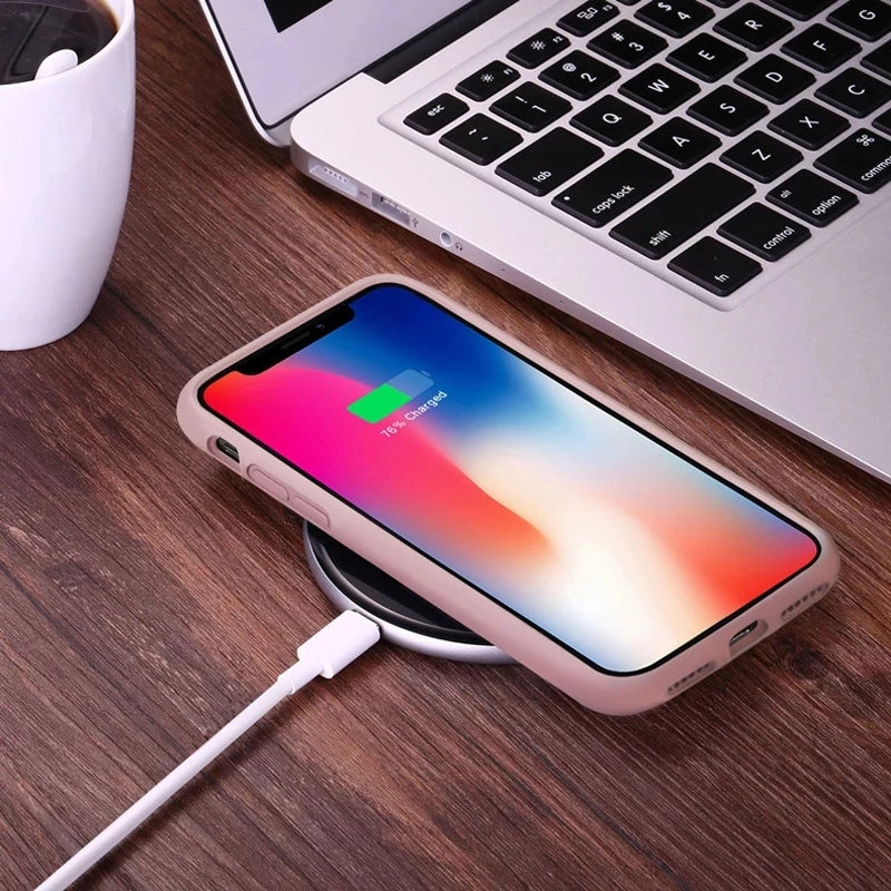 Coque en silicone pour iPhone