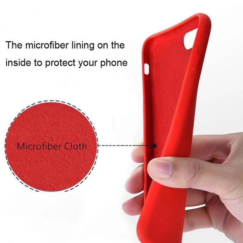 Coque en silicone pour iPhone