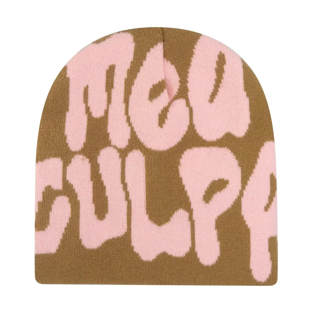 Bonnet femme à lettres