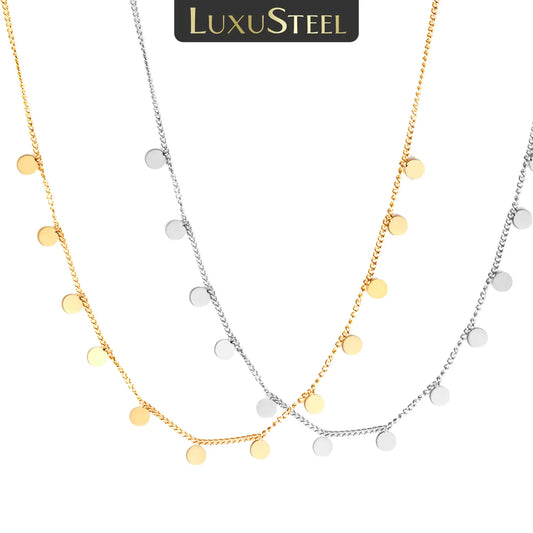 Collier tennis zircones doré