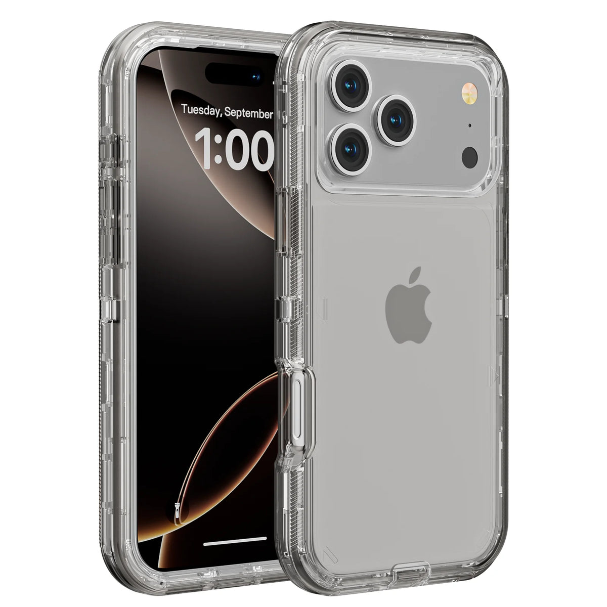 Coque Renforcée 3-en-1 Antichoc pour iPhone 11/12/13/14/15/16/17/18 Pro Max
