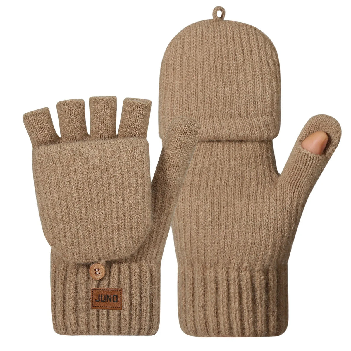 Women's Thermal Touchscreen Gloves - Cable Knit Fleece Lined, Soft Warm Winter for Outdoor Riding Commuting, Autumn Winter