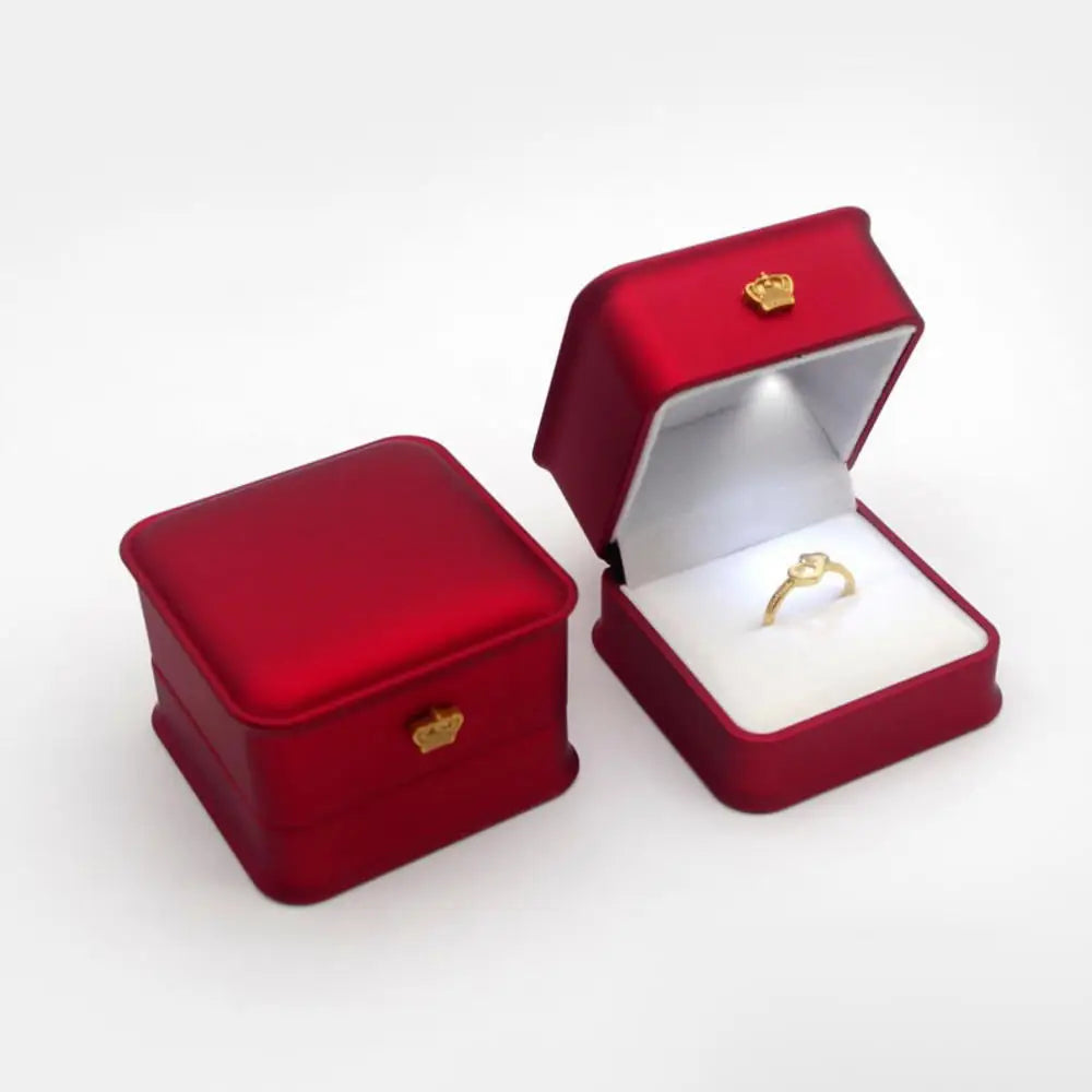 Coffret bague LED – Écrin lumineux
