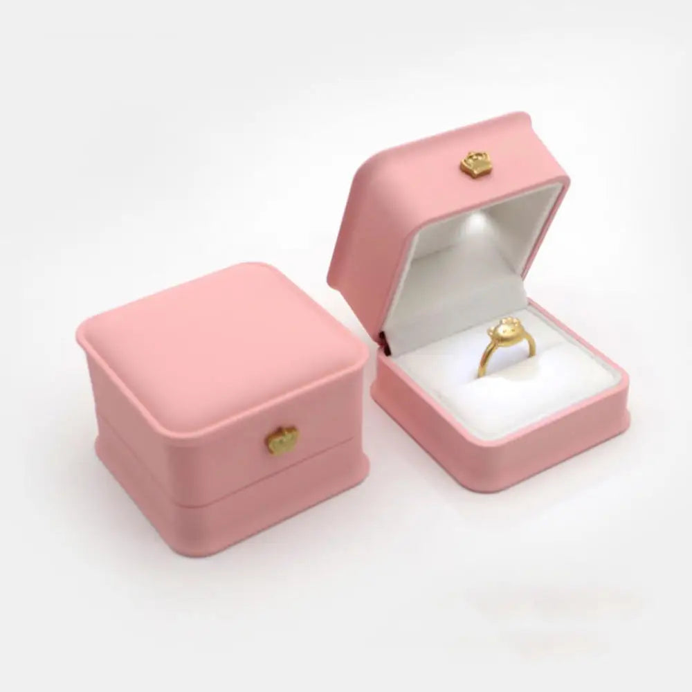 Coffret bague LED – Écrin lumineux