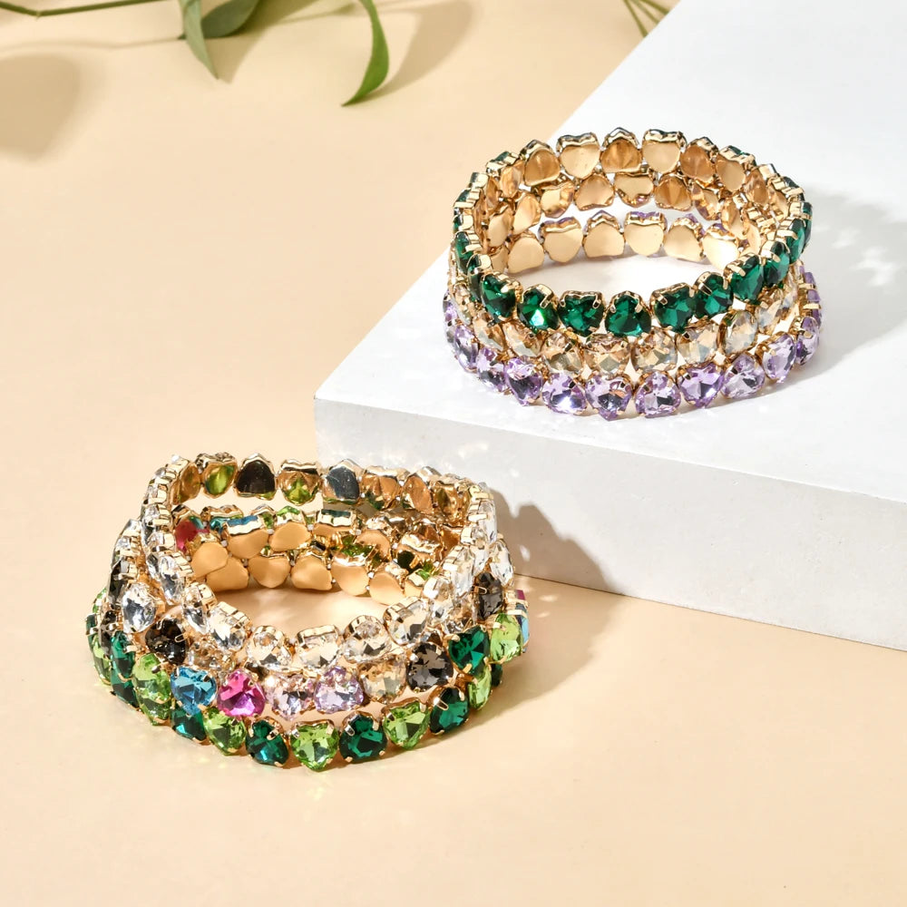 Bracelet tennis en zircon plaqué or