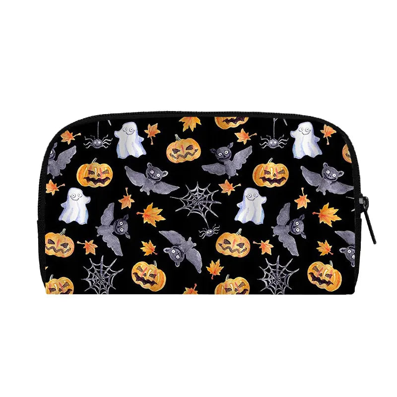 Portefeuille Halloween araignée, citrouille et chauve-souris – Gothique