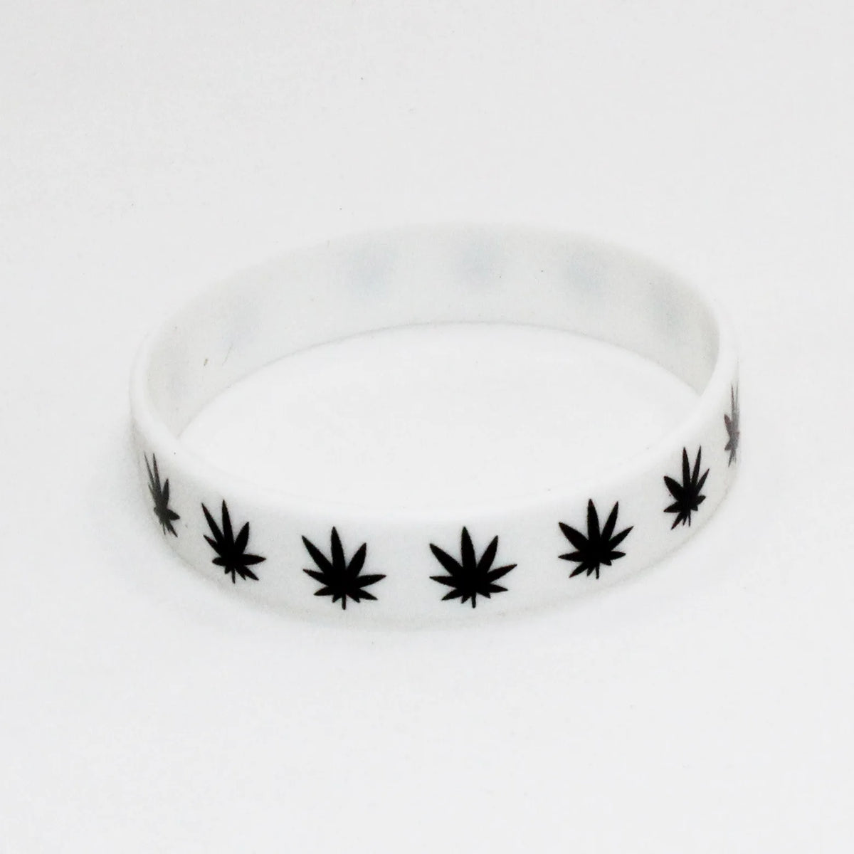 1PC Fashion Maple Leaf Silicone Bracelet Simple Waterproof Sports Wristband Hemp Jewelry Accessories for Men Women SH340