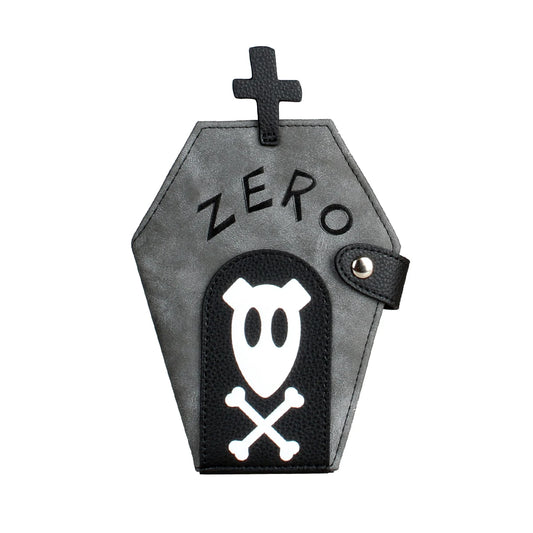 Portefeuille cercueil gothique – Crâne Halloween pour femme