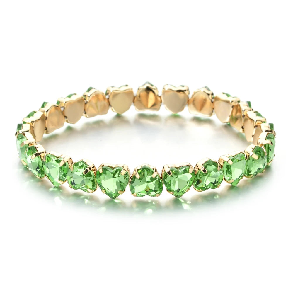 Bracelet tennis en zircon plaqué or