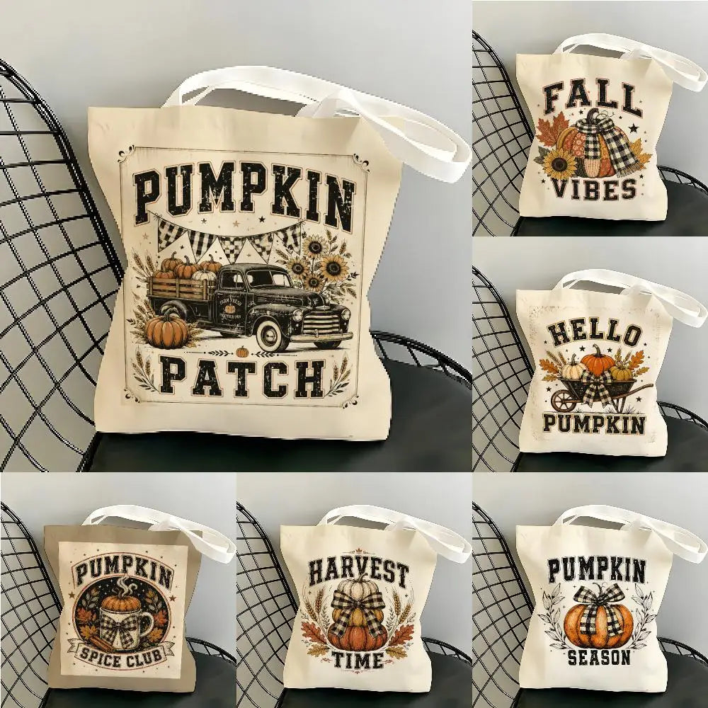 Tote bag « Autumn Pumpkin Vibes »