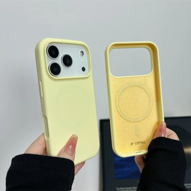 Coque silicone magnétique iPhone