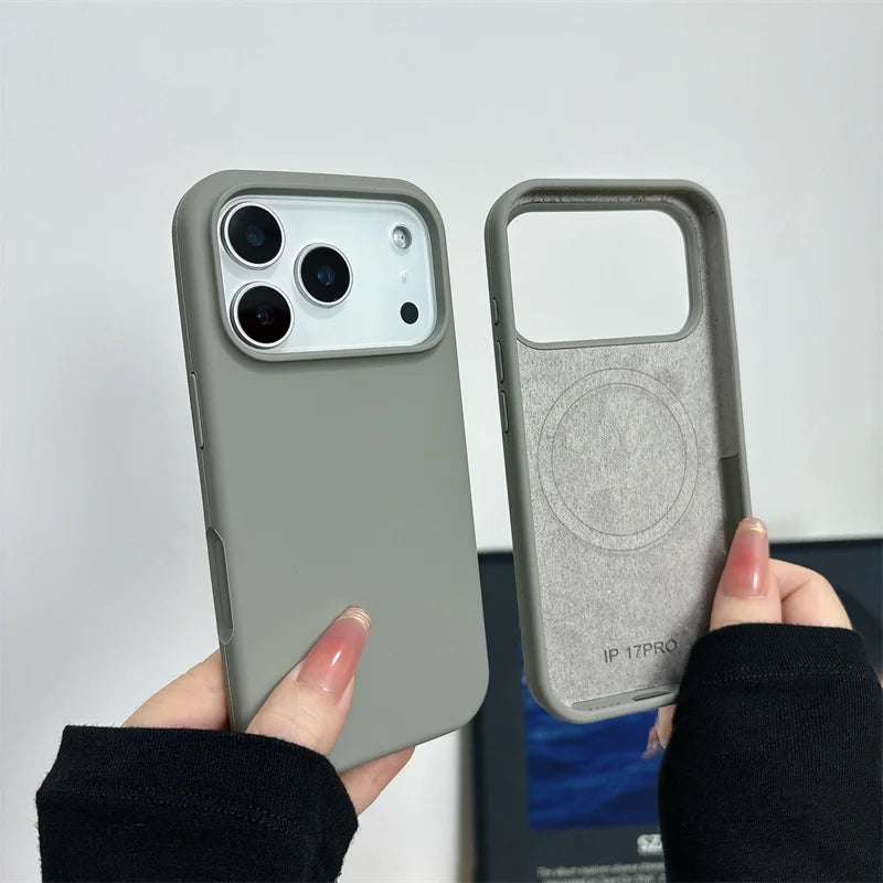 Coque silicone magnétique iPhone