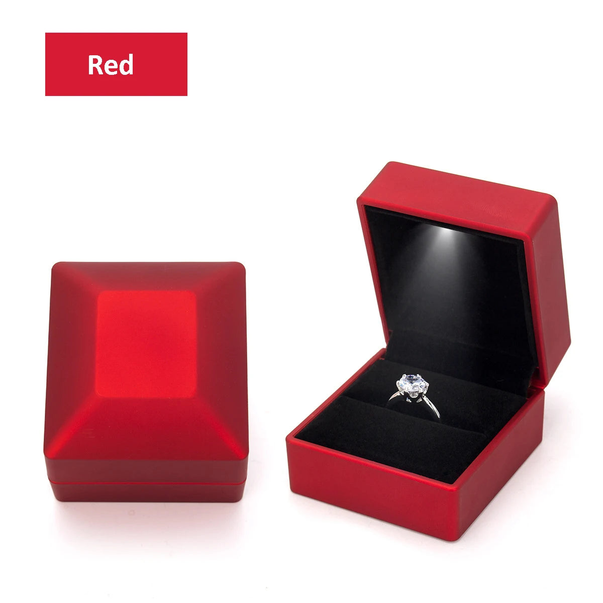 Coffret bague LED – Écrin lumineux