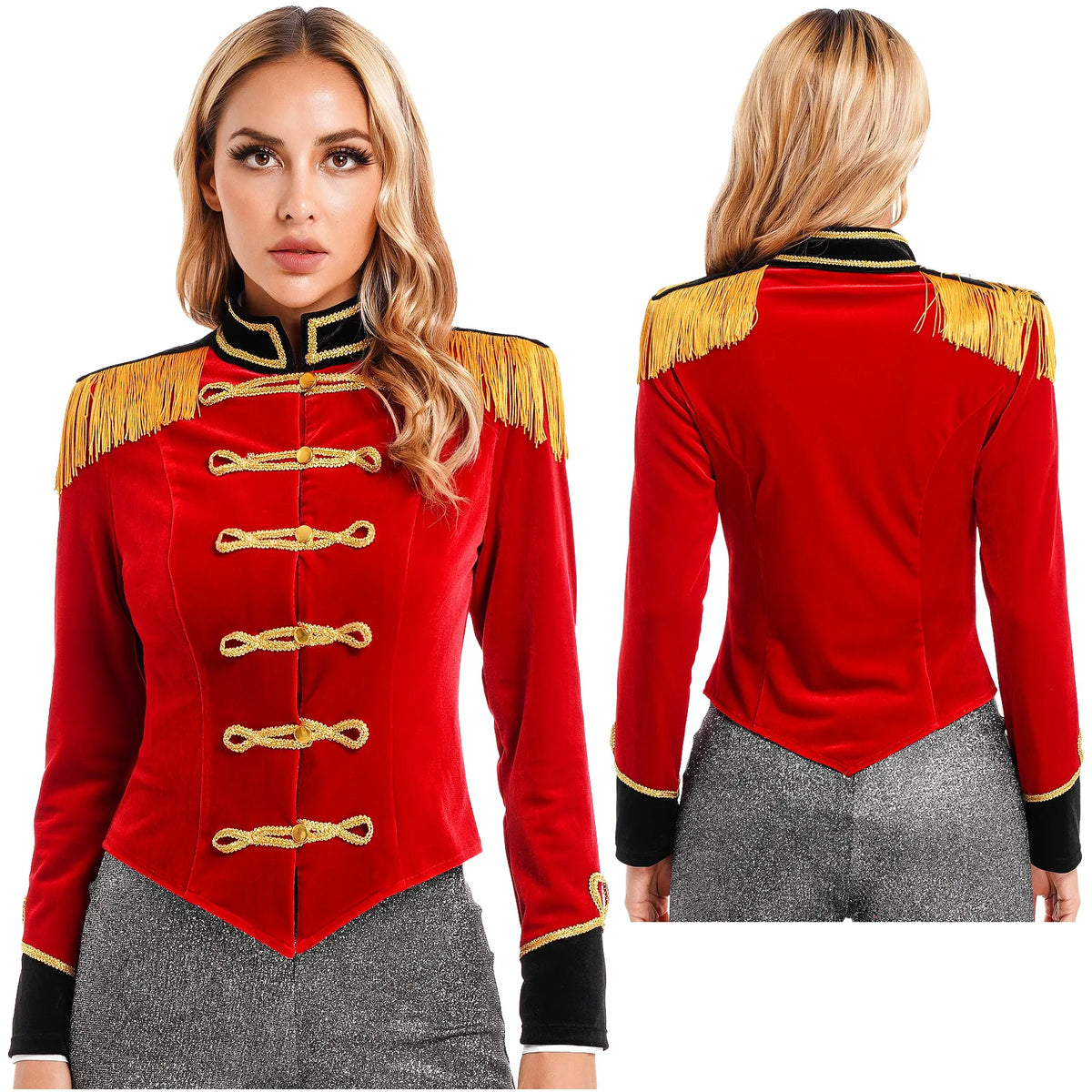 Déguisement Cheffe de Piste Cirque – Veste Queue-de-Pie Femme